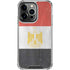 Egyptian Flag Distressed iPhone 15 Pro Clear Case